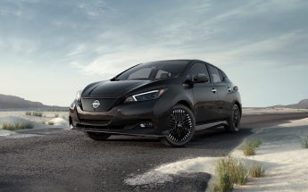 Side view of Nissan LEAF | Hubler Nissan in Indianapolis IN
