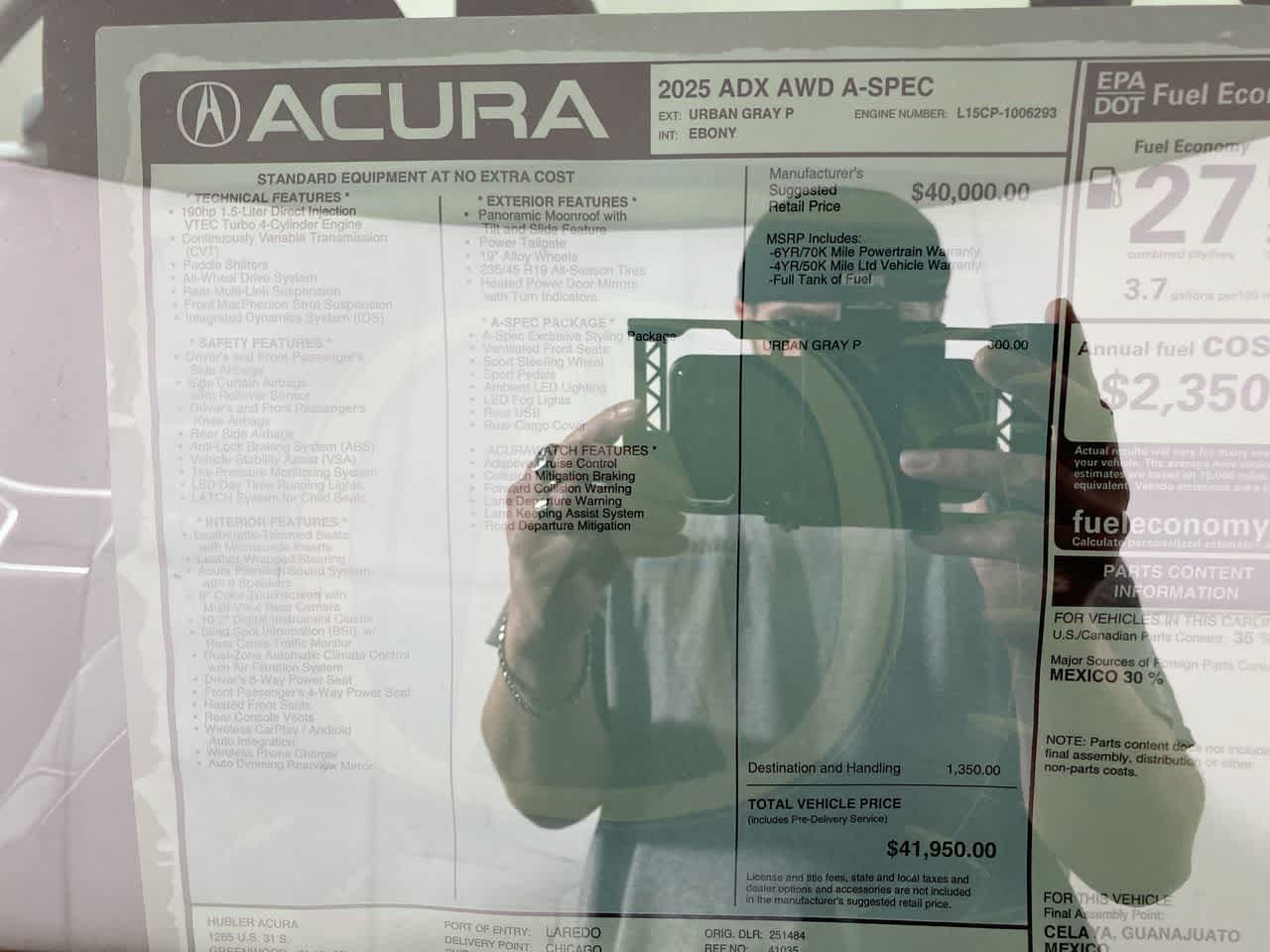 2025 Acura ADX w/A-Spec Package