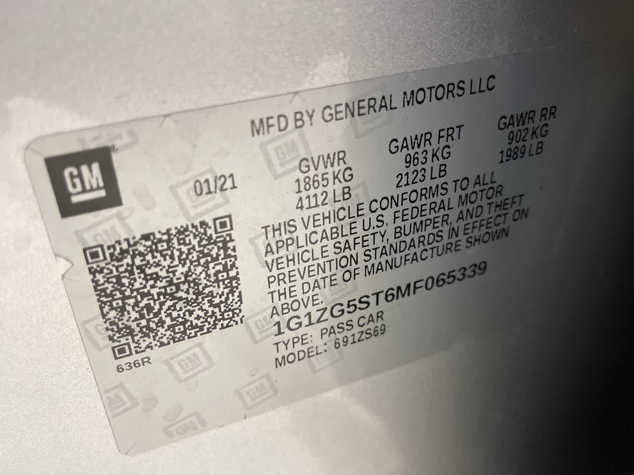 2021 Chevrolet Malibu RS