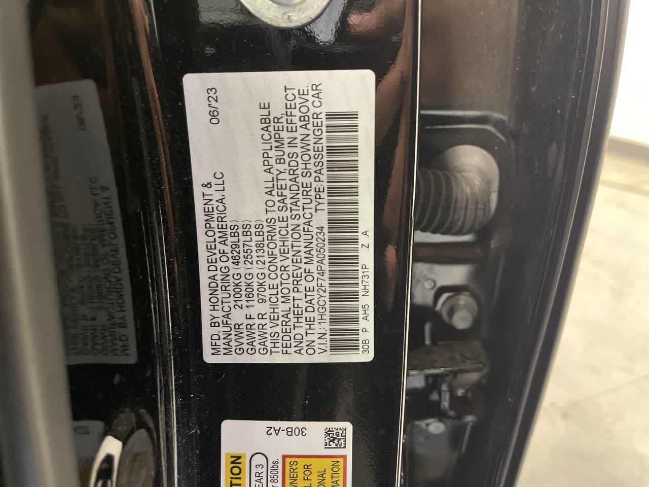 2023 Honda Accord Hybrid Sport-L