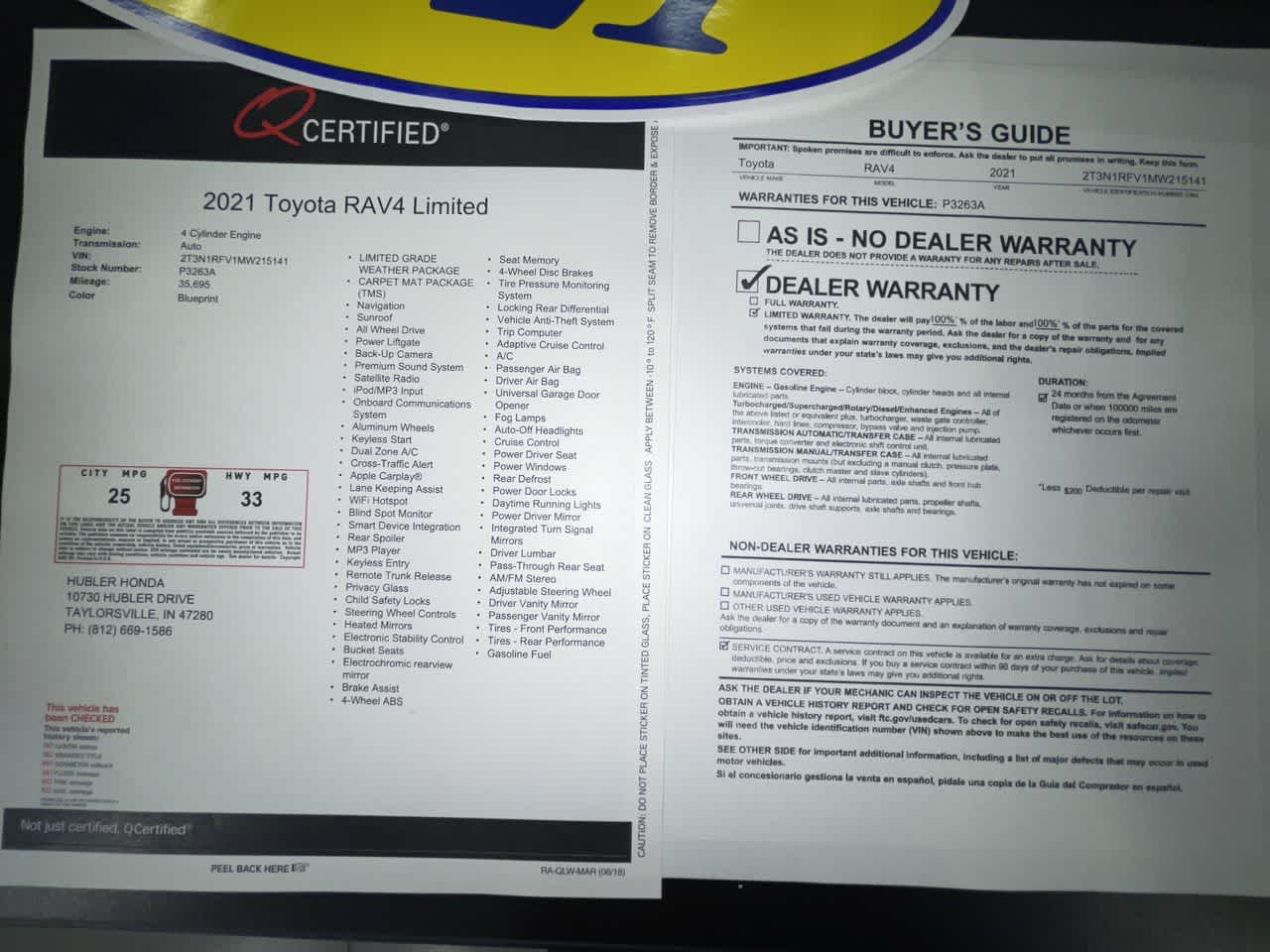 2021 Toyota RAV4 Limited