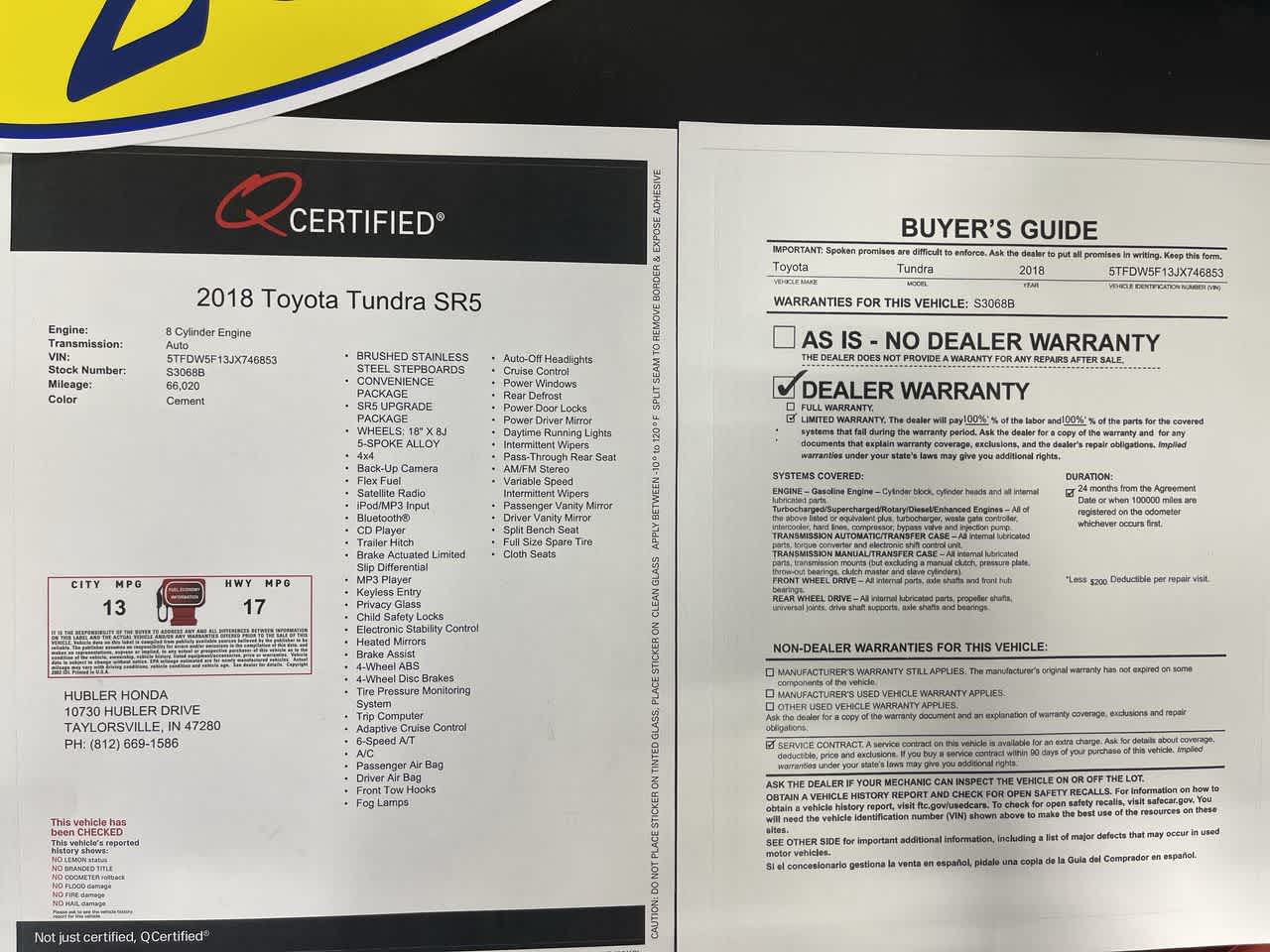 2018 Toyota Tundra SR5