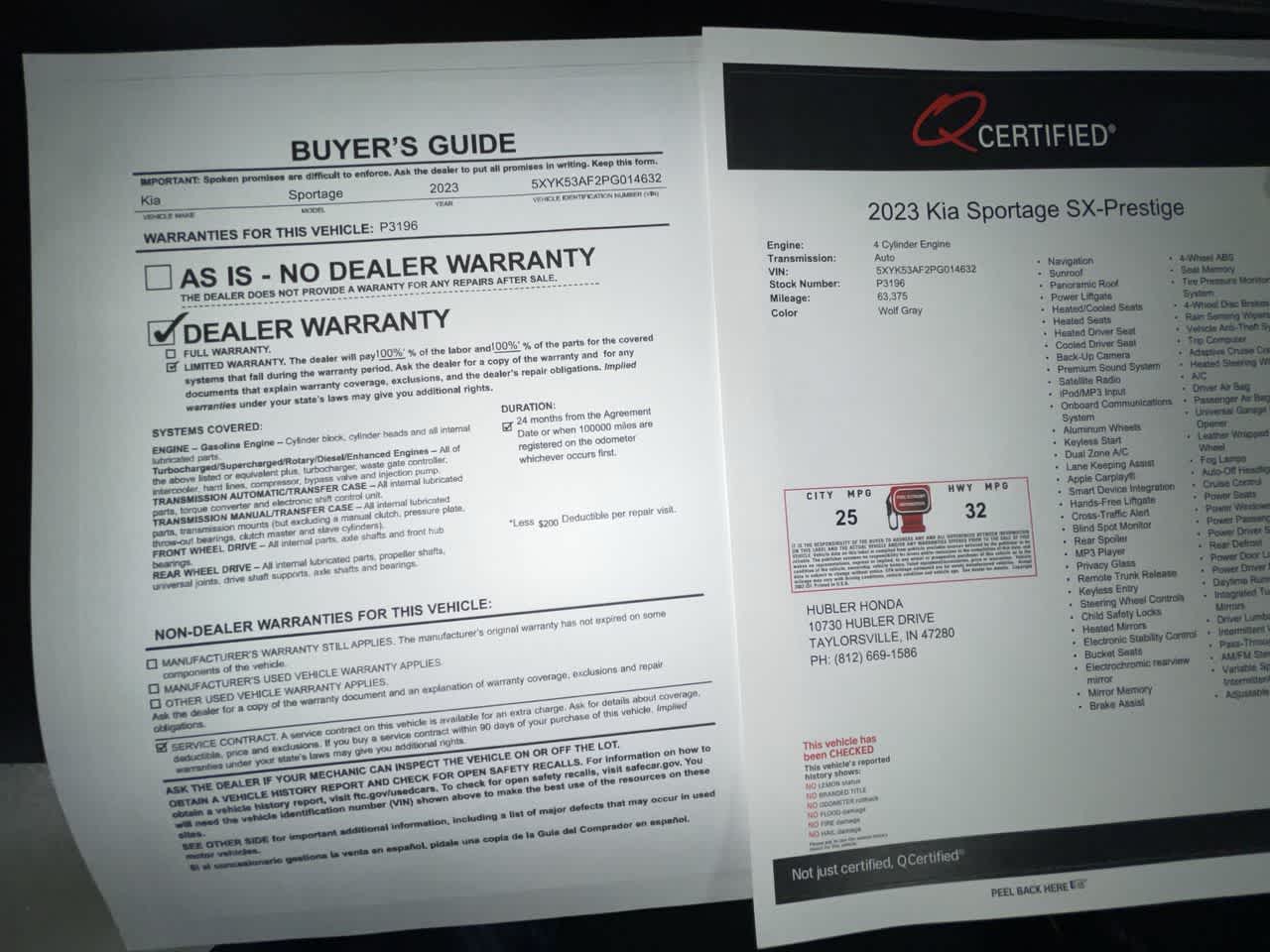 2023 Kia Sportage SX-Prestige