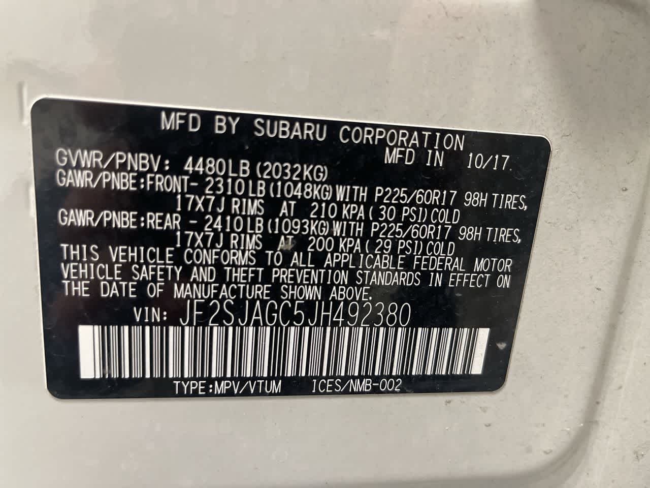 2018 Subaru Forester Premium