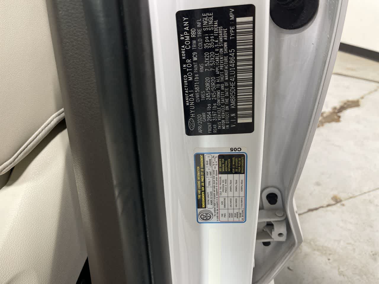 2020 Hyundai Palisade Limited