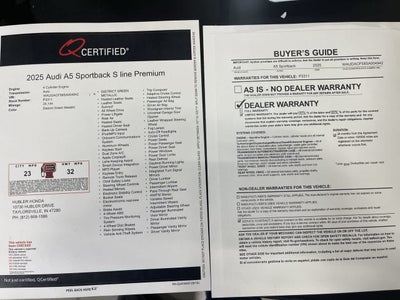 2025 Audi A5 Sportback S line Premium