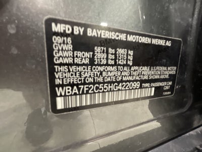 2017 BMW 750i xDrive 750i xDrive