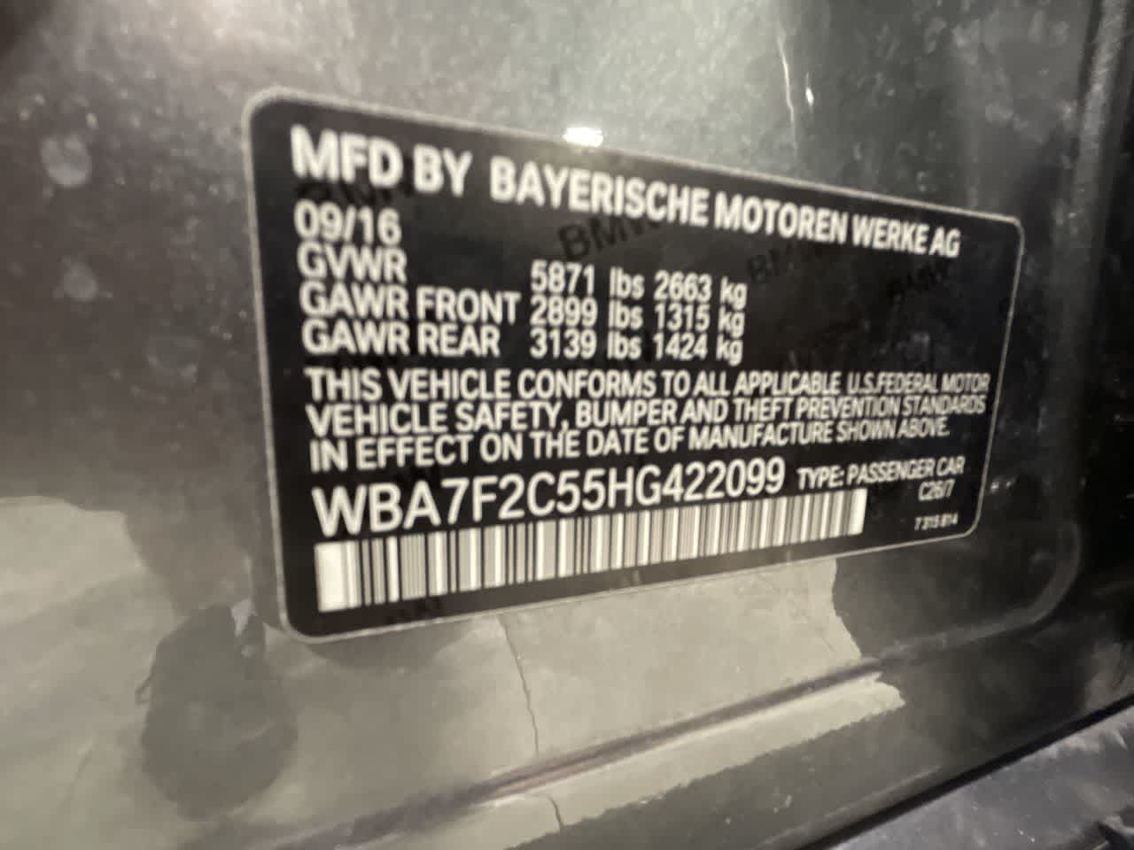 2017 BMW 750i xDrive 750i xDrive