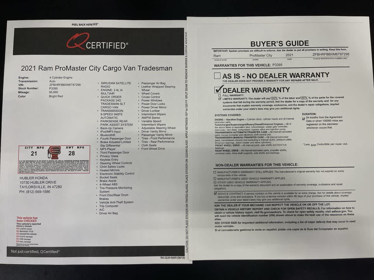 2021 RAM ProMaster City Wagon Tradesman SLT