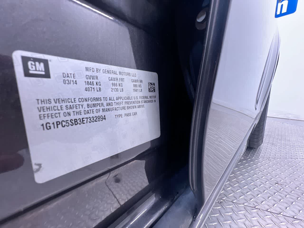 2014 Chevrolet Cruze 1LT