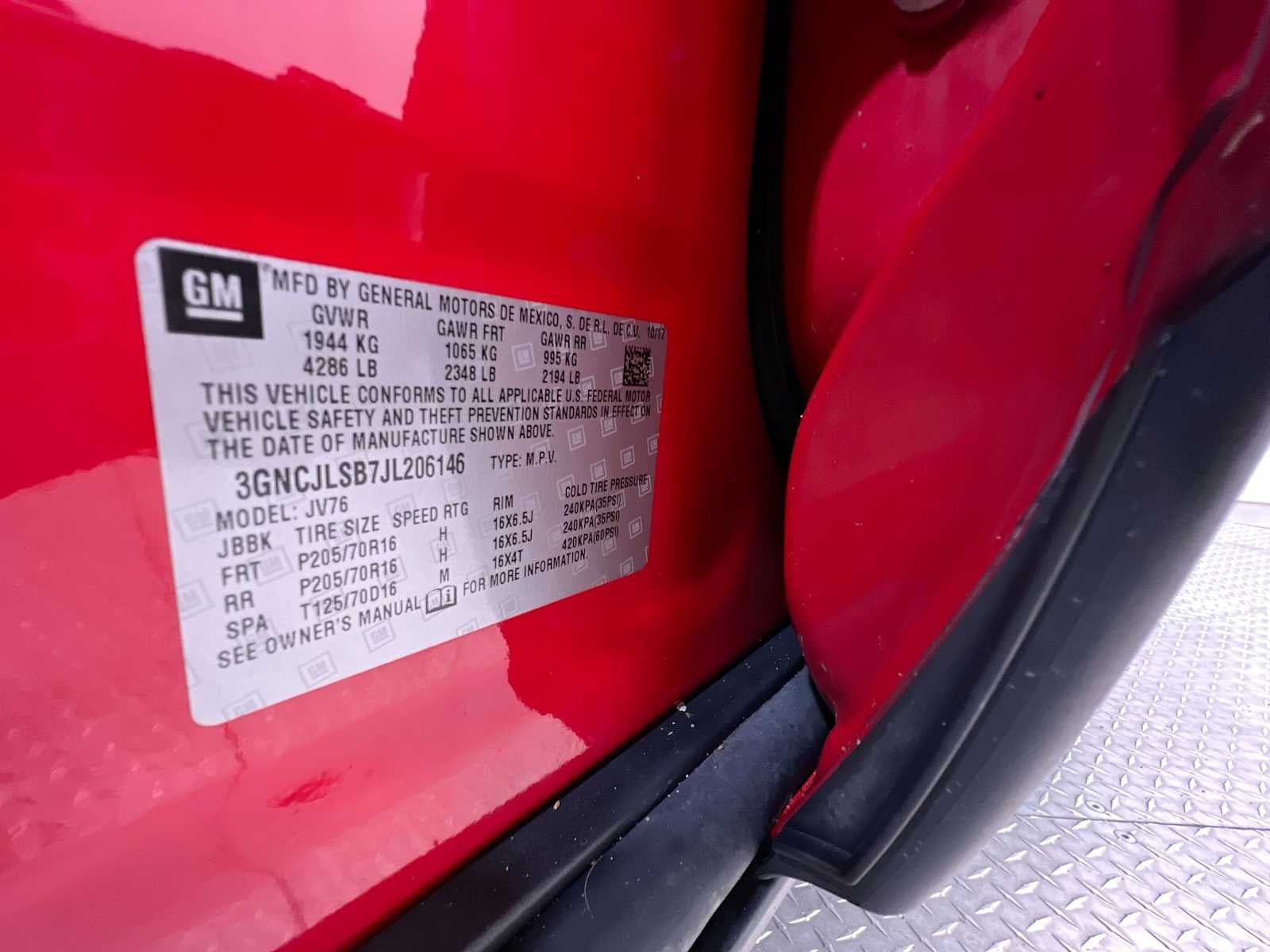 2018 Chevrolet Trax LT