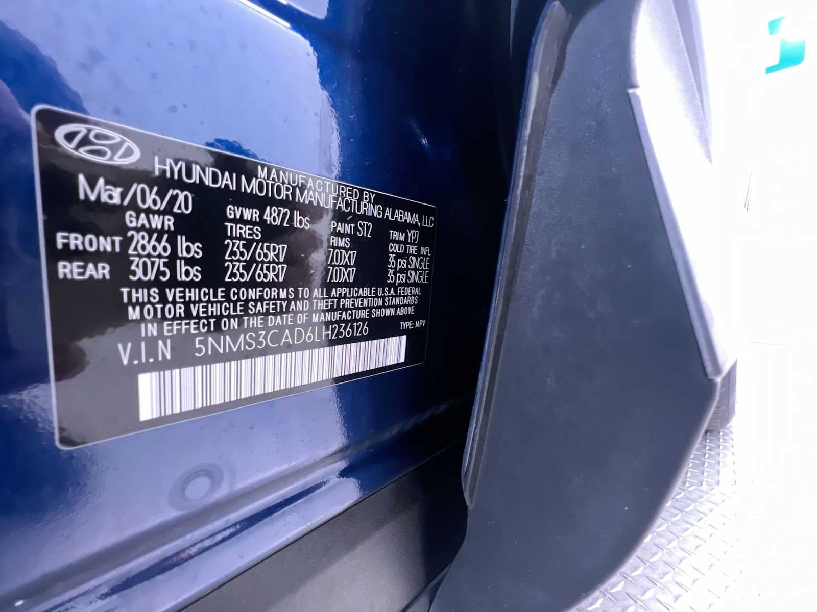 2020 Hyundai Santa Fe SEL