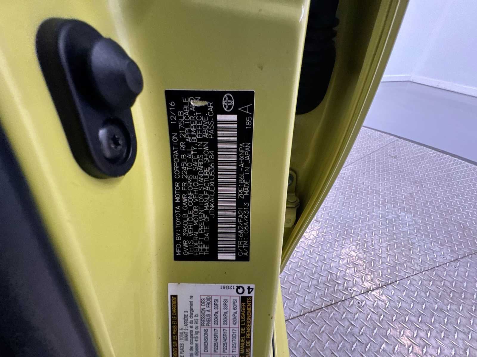 2017 Toyota Corolla iM CVT (Natl)