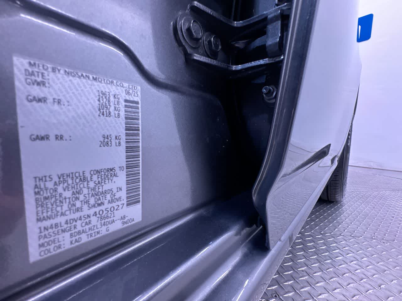 2025 Nissan Altima SV