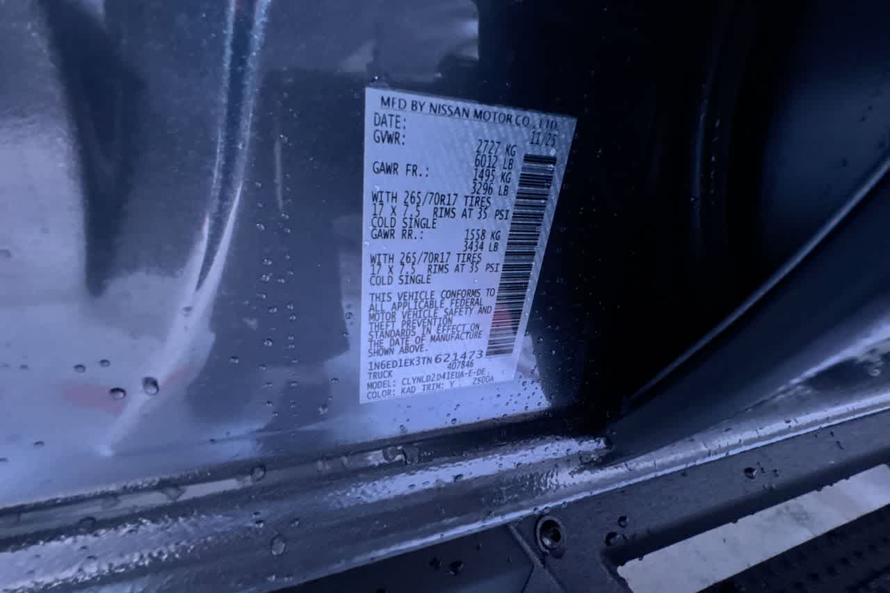 2026 Nissan Frontier PRO-4X w/R Package