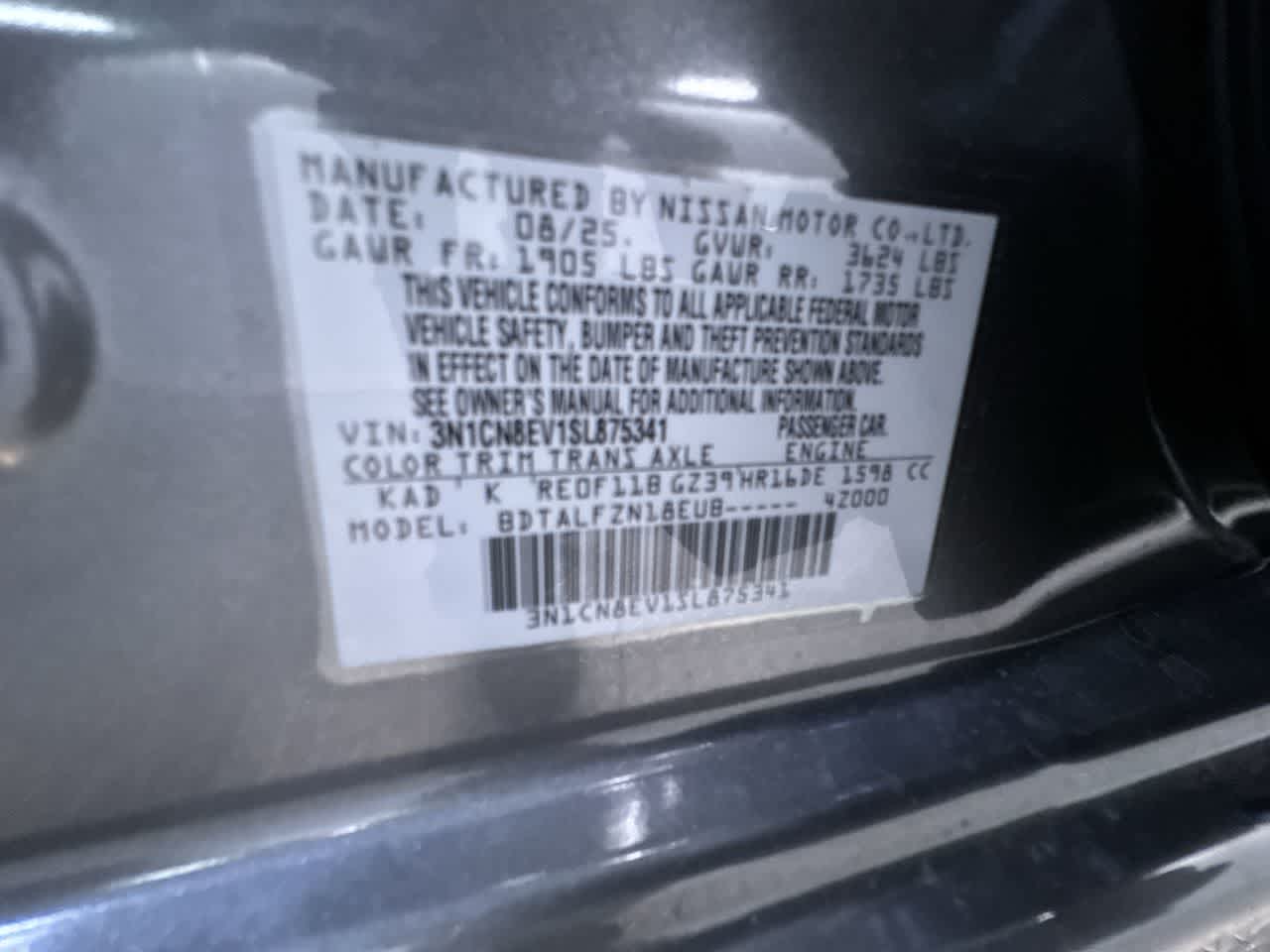 2025 Nissan Versa SV