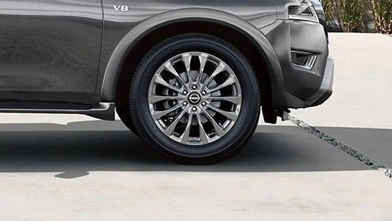 2023 Nissan Armada wheel and tire | Hubler Nissan in Indianapolis IN