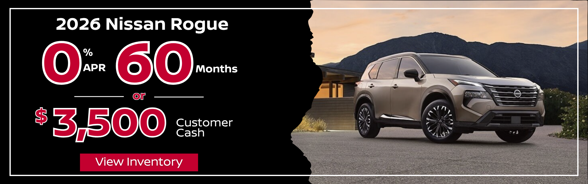 2026 Nissan Rogue Offer