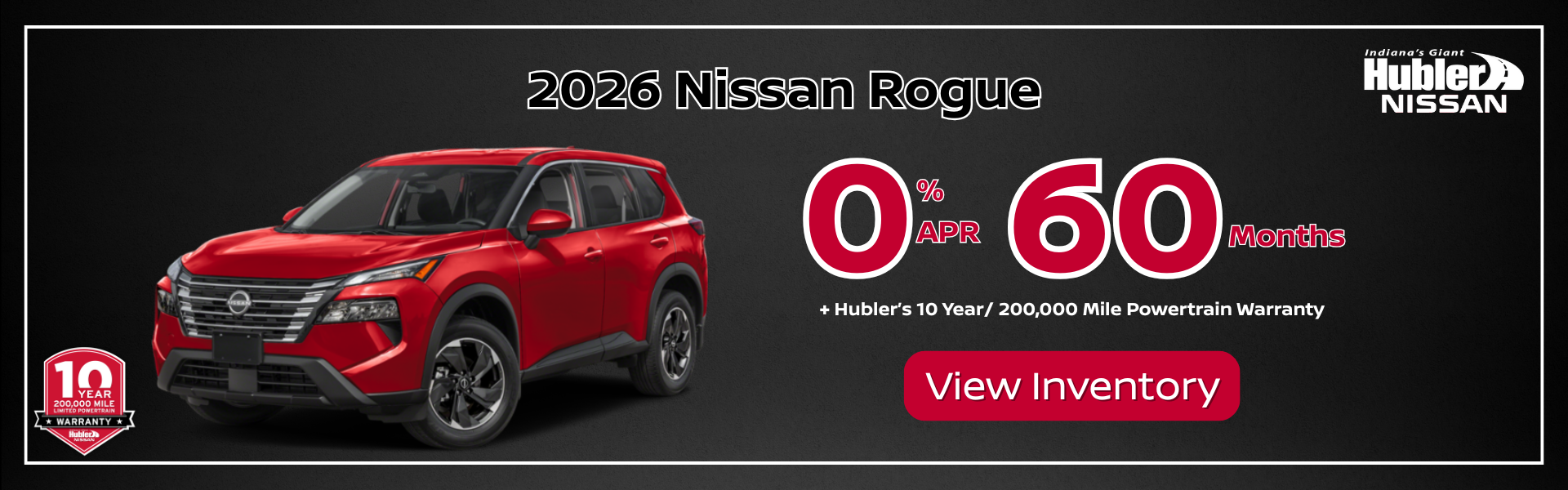 2026 Nissan Rogue Special APR Offer